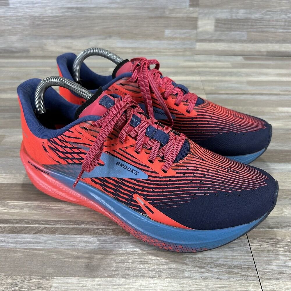 Brooks Hyperion Max Women’s Size 10 B Red Blue Running Shoes Sneaker 1203771B659